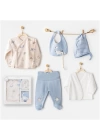 BFS   Andywawa AC25910 Newborn Set Dino 5Li Hastane Çıkışı Beige