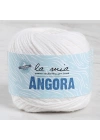 BFS  Angora 50gr Beyaz El Örgü İpi - L001 - 33804