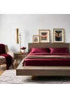 BFS Antibakteriyel Terletmeyen İpek Saten Yastık Kılıfı 2li 50x70 Bordo