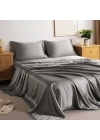 BFS Antibakteriyel Terletmeyen İpek Saten Yastık Kılıfı 2li 50x70 Gri