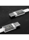 BFS  Apple 15/15 Pro Type-C to Type-C Hasır Örgü Hızlı Şarj Kablosu (1m)