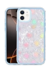 BFS Apple iPhone 11 Lumi Desenli Kapak - Mavi