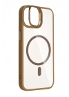 BFS Apple iPhone 11 Remim Lensli Magsafe Standlı Kapak - Kahverengi