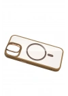 BFS Apple iPhone 11 Remim Lensli Magsafe Standlı Kapak - Kahverengi