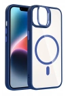BFS Apple iPhone 11 Remim Lensli Magsafe Standlı Kapak - Lacivert
