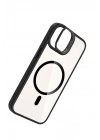 BFS Apple iPhone 11 Remim Lensli Magsafe Standlı Kapak - Siyah