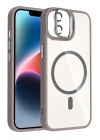 BFS Apple iPhone 11 Remim Lensli Magsafe Standlı Kapak - Titan Gri