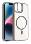 BFS Apple iPhone 11 Remim Lensli Magsafe Standlı Kapak - Titan Gri
