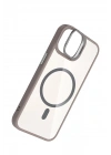 BFS Apple iPhone 11 Remim Lensli Magsafe Standlı Kapak - Titan Gri