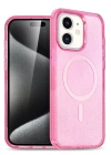 BFS  Apple iPhone 12 Star Magsafe Kapak - Pembe