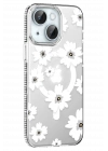 BFS  Apple iPhone 14 Floral Magsafe Kapak - Beyaz