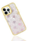 BFS Apple iPhone 14 Pro Max Lumi Desenli Kapak - Sarı