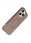 BFS Apple iPhone 14 Pro Max Regal Magsafe Standlı Kapak - Çöl Titanyum