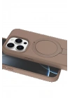 BFS Apple iPhone 14 Pro Max Regal Magsafe Standlı Kapak - Çöl Titanyum