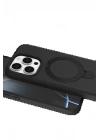 BFS Apple iPhone 14 Pro Max Regal Magsafe Standlı Kapak - Siyah