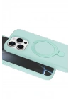 BFS Apple iPhone 14 Pro Max Regal Magsafe Standlı Kapak - Su Yeşili