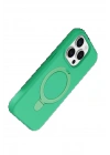 BFS Apple iPhone 14 Pro Max Regal Magsafe Standlı Kapak - Yeşil
