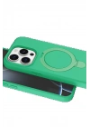 BFS Apple iPhone 14 Pro Max Regal Magsafe Standlı Kapak - Yeşil