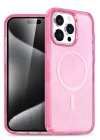 BFS  Apple iPhone 14 Pro Max Star Magsafe Kapak - Pembe