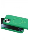 BFS Apple iPhone 14 Regal Magsafe Standlı Kapak - Yeşil