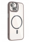 BFS Apple iPhone 14 Remim Lensli Magsafe Standlı Kapak - Titan Gri