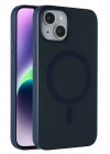 BFS  Apple iPhone 14 Tuna PC Slim Magsafe Kapak - Lacivert