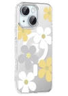 BFS  Apple iPhone 15 Floral Magsafe Kapak - Sarı