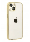 BFS  Apple iPhone 15  Lensli Silikon - Gold