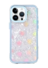 BFS Apple iPhone 15 Lumi Desenli Kapak - Mavi