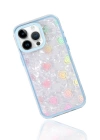 BFS Apple iPhone 15 Lumi Desenli Kapak - Mavi