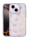 BFS Apple iPhone 15 Lumi Desenli Kapak - Mor