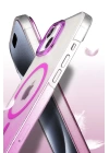 BFS Apple iPhone 15 Plus Glossy Magsafe Kapak - Pembe