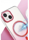 BFS Apple iPhone 15 Plus Glossy Magsafe Kapak - Siyah