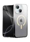 BFS Apple iPhone 15 Plus Pummel Shiny Magsafe Kapak - Siyah