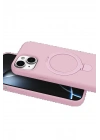 BFS Apple iPhone 15 Plus Regal Magsafe Standlı Kapak - Açık Pembe
