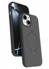 BFS  Apple iPhone 15 Plus Regal Magsafe Standlı Kapak - Titan Gri