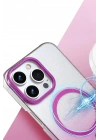 BFS Apple iPhone 15 Pro Max Glossy Magsafe Kapak - Çöl Titanyum