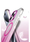 BFS Apple iPhone 15 Pro Max Glossy Magsafe Kapak - Mor