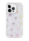 BFS Apple iPhone 15 Pro Max Lumi Desenli Kapak - Beyaz