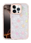 BFS Apple iPhone 15 Pro Max Lumi Desenli Kapak - Pembe