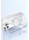 BFS  Apple iPhone 15 Pro Max Move Taşlı Magsafe Kapak - Siyah