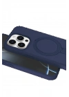BFS Apple iPhone 15 Pro Max Regal Magsafe Standlı Kapak - Lacivert