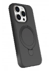 BFS Apple iPhone 15 Pro Max Regal Magsafe Standlı Kapak - Titan Gri