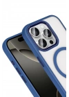 BFS Apple iPhone 15 Pro Max Terea Magsafe Kapak - Lacivert