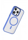 BFS Apple iPhone 15 Pro Max Terea Magsafe Kapak - Mavi
