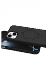 BFS Apple iPhone 15 Regal Magsafe Standlı Kapak - Siyah