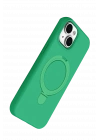 BFS  Apple iPhone 15 Regal Magsafe Standlı Kapak - Yeşil