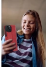 BFS  Apple iPhone 15 Trend S Plus Kapaklı Kılıf - Kırmızı