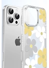 BFS  Apple iPhone 16 Floral Magsafe Kapak - Sarı