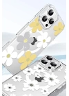 BFS  Apple iPhone 16 Floral Magsafe Kapak - Sarı
